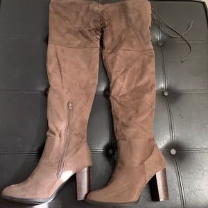 Brand new over knee boots!